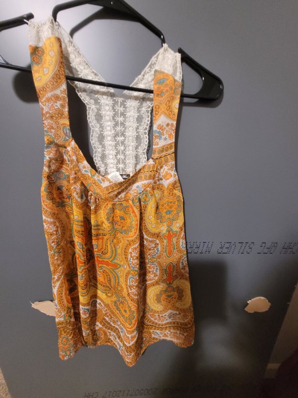 Nordstrom Lace Top/Medium/Autumn Paisley - Picture 3 of 3